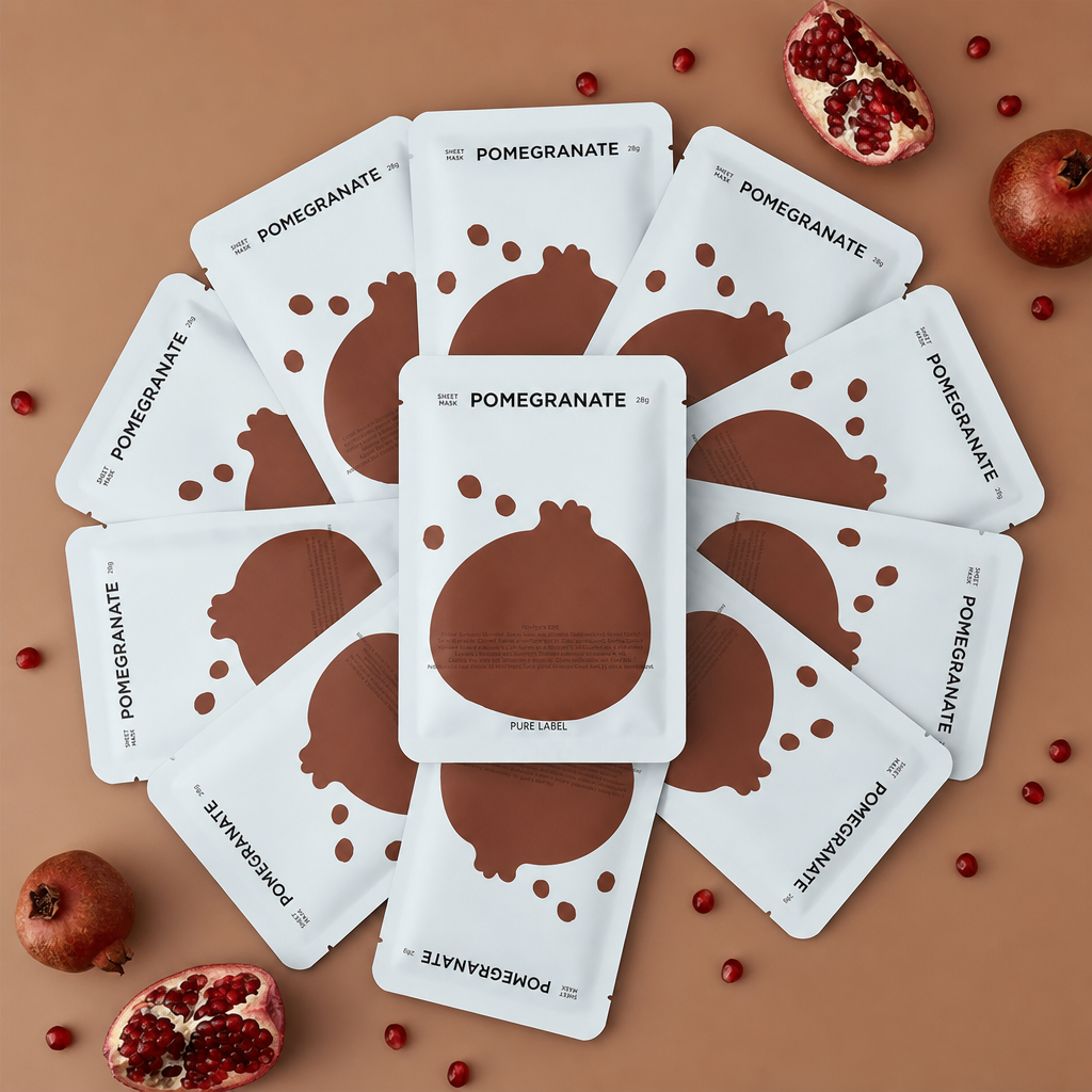 Pomegranate Sheet Mask – Vitality & Glow