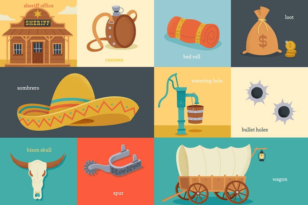 100 First Words for Little Cowpokes - vibeboxshop
