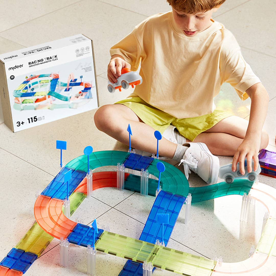 Racing Track Grooved Magnetic Tile