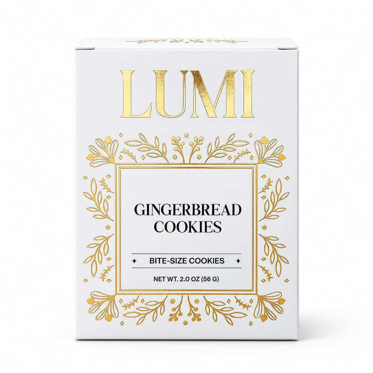 Holiday Gingerbread Bite-Size Cookies |  2 oz