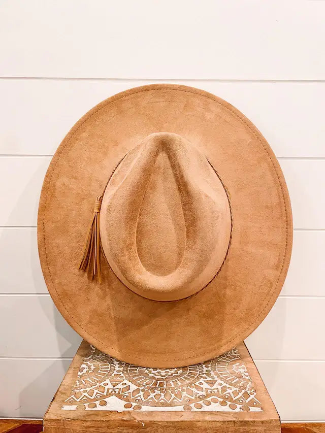 Vegan Suede Cowboy Hat