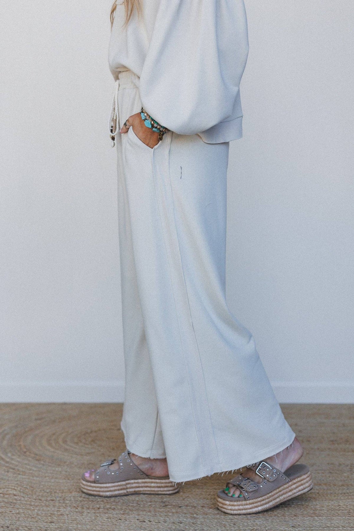 Laid Back Love Pants - Beige