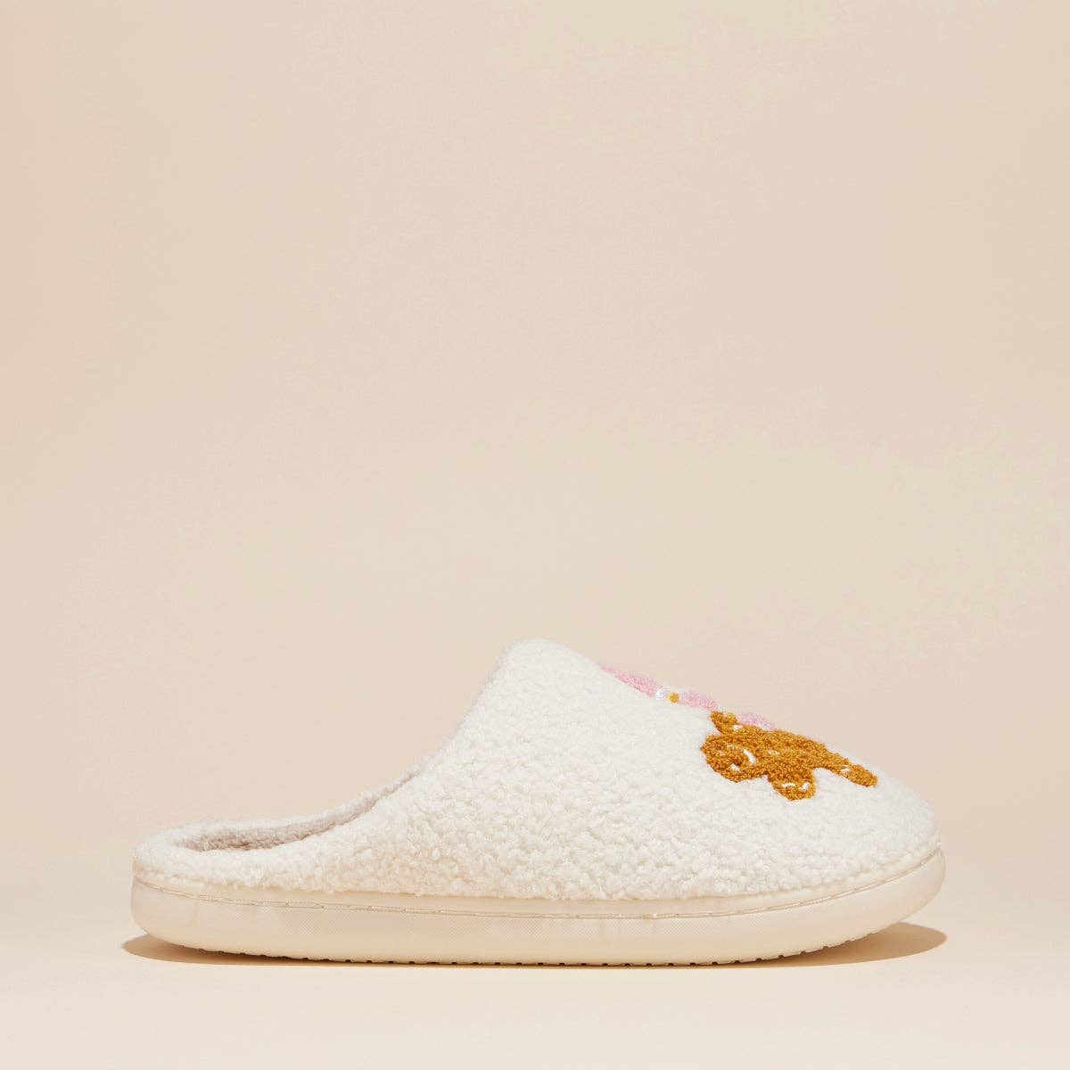 Gingerbread Hot Cocoa Home Slippers