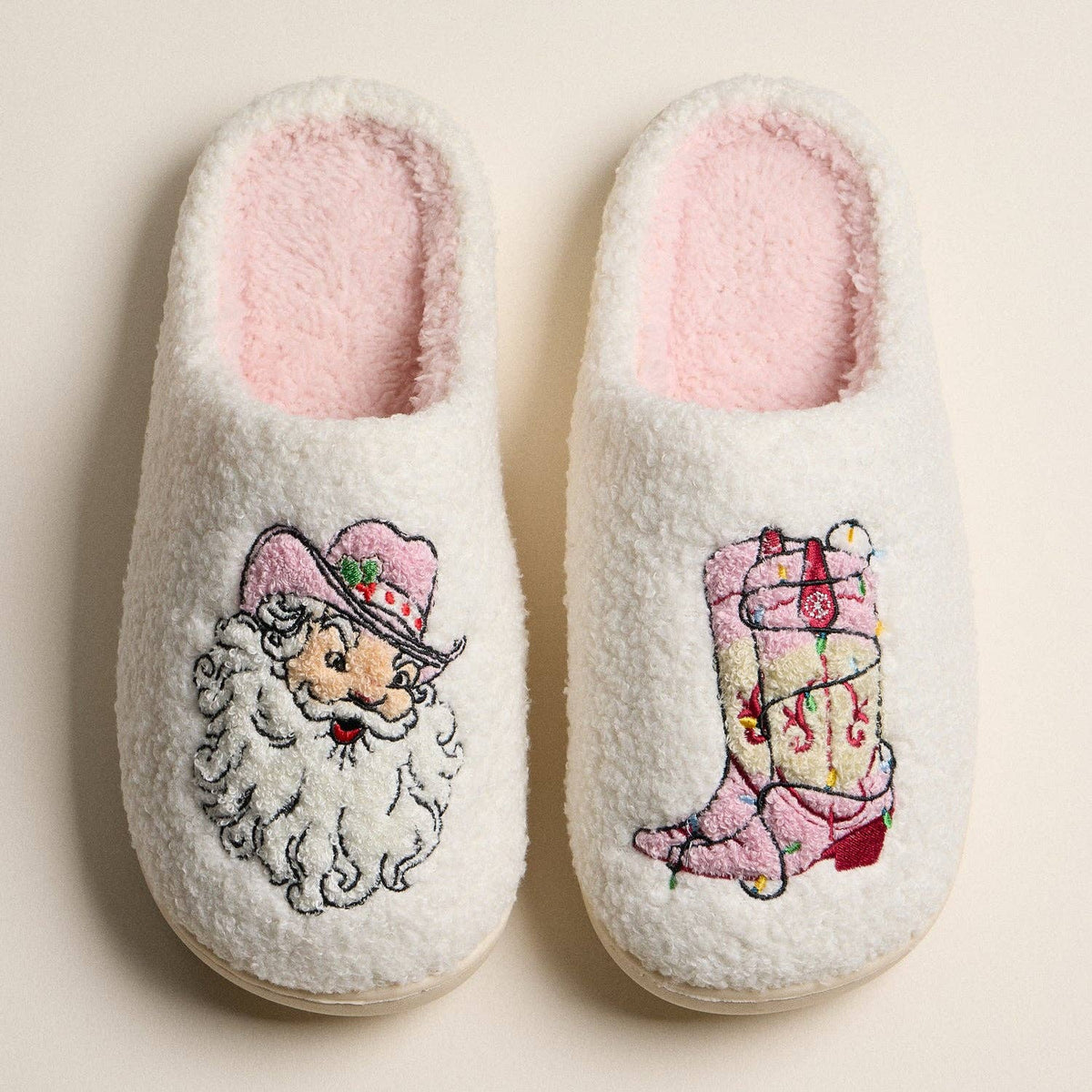 Cowboy Santa Slippers