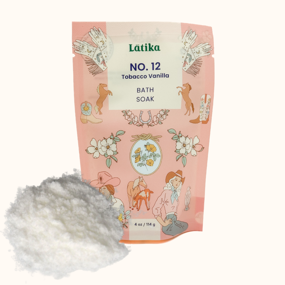 Vegan Milk Bath Salt | Warm Tobacco