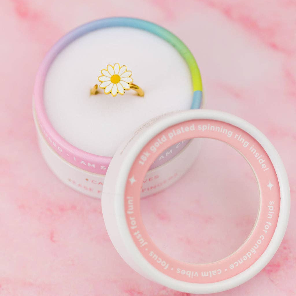 Enamel Spinner Rings