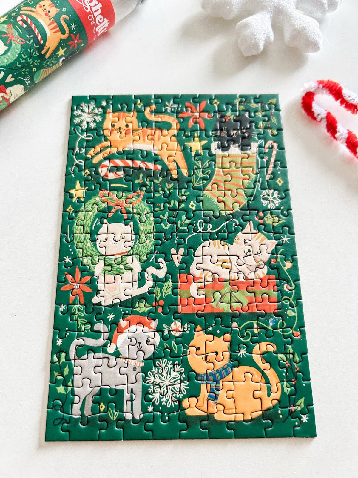 Meowy Christmas | 150 Pc Mini Puzzle