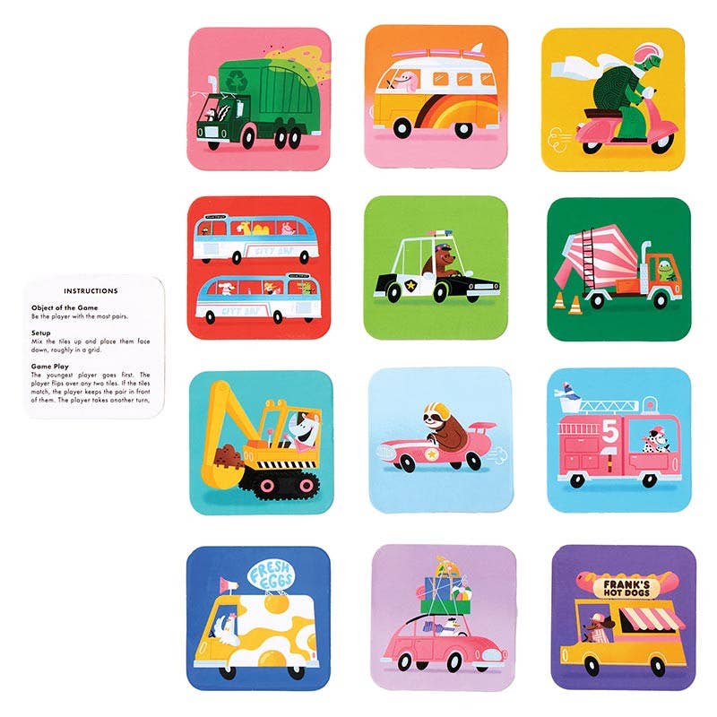 Vroom Vroom Matching Game