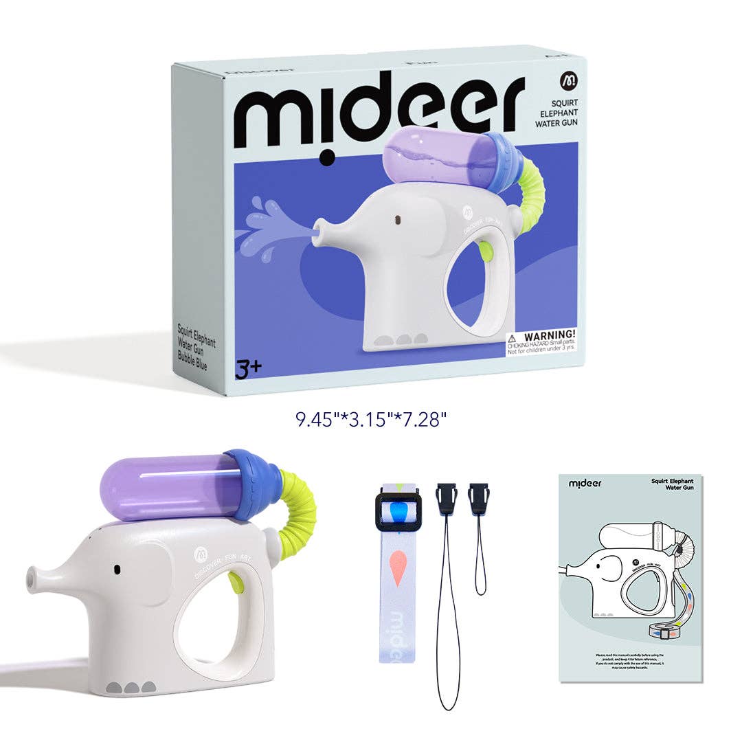 Bubble Blue Elephant Water Gun