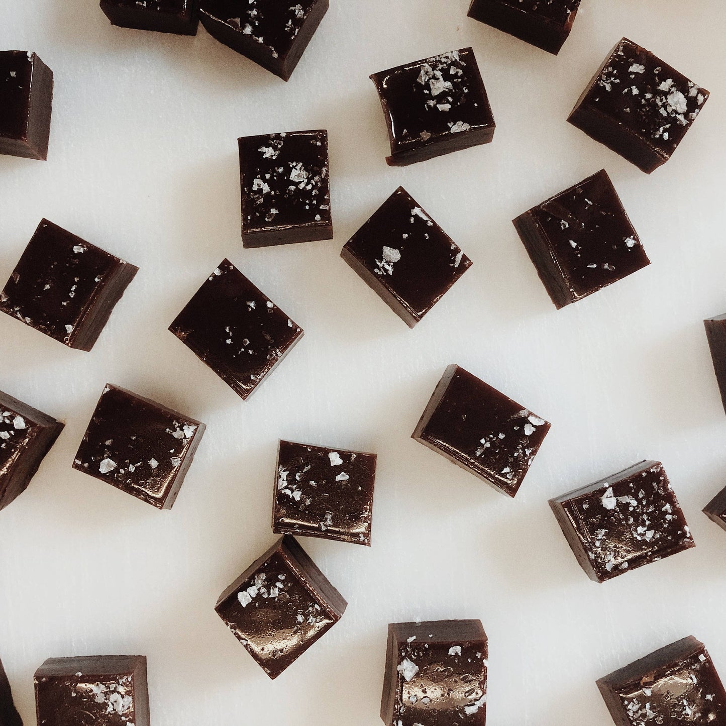 Dark Chocolate Sea Salt Caramels
