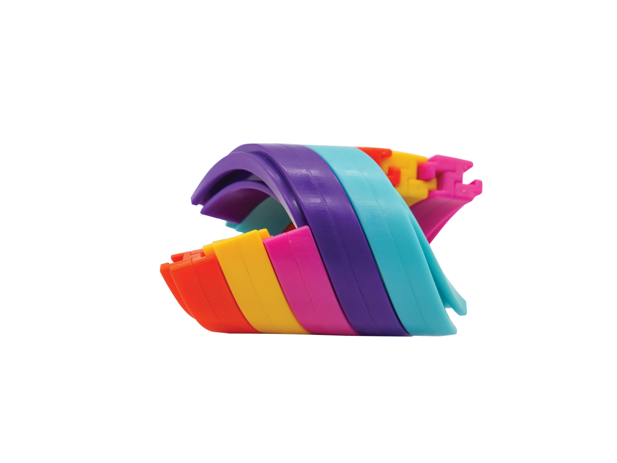 Hypno-Twist Rainbow Spiral Fidget Toy