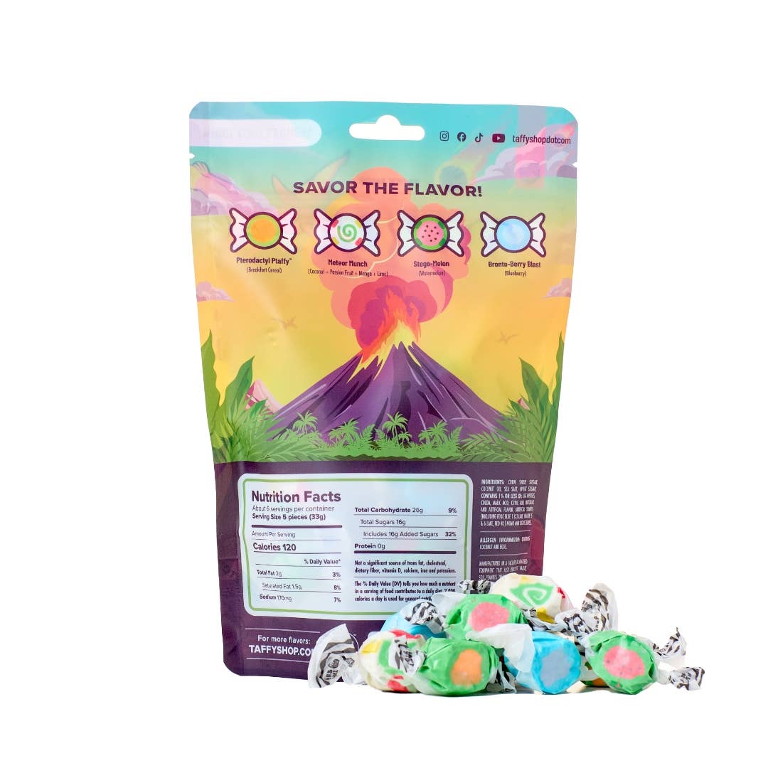 Dino Chew Taffy Bag