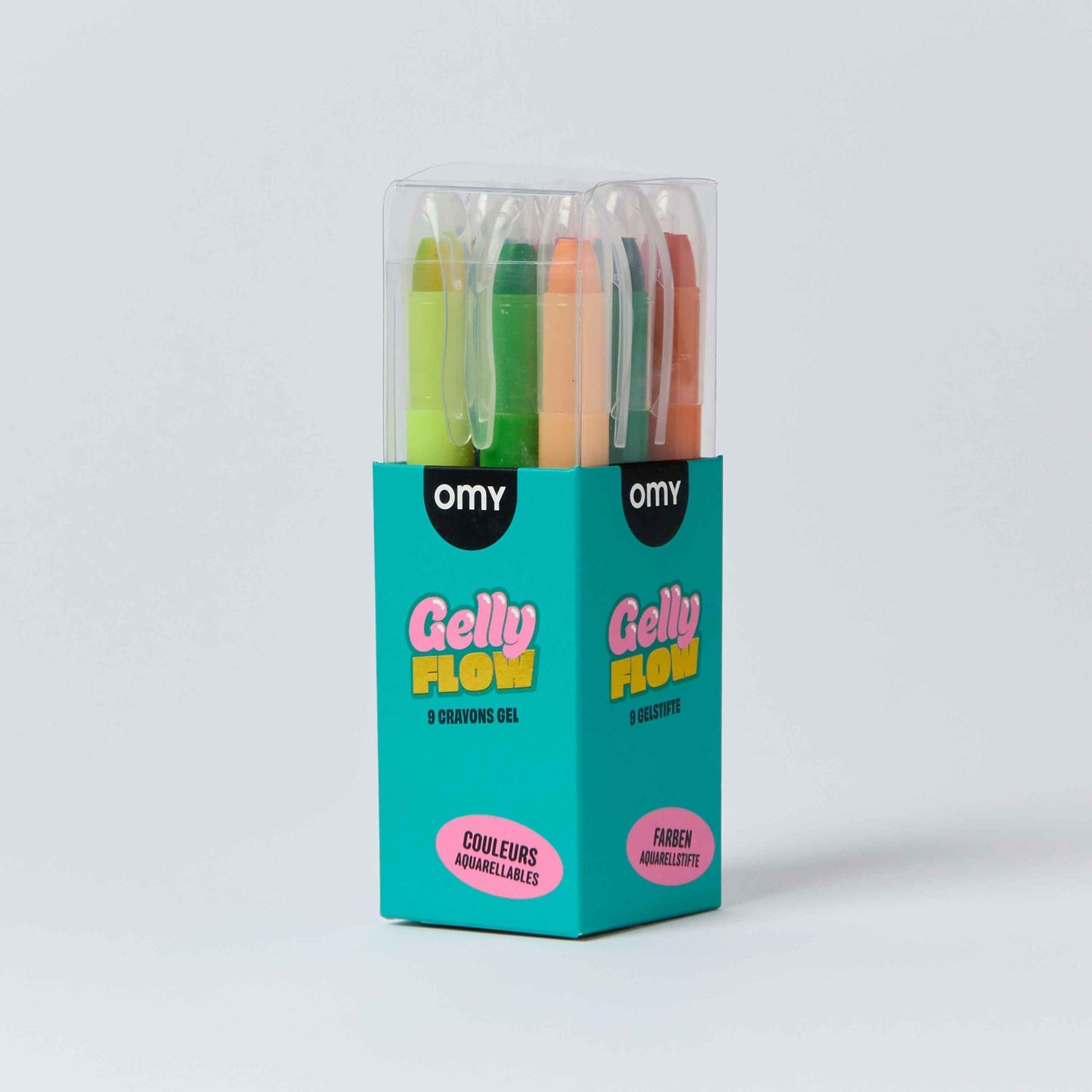 9 Gelly Flow Gel Crayons - vibeboxshop