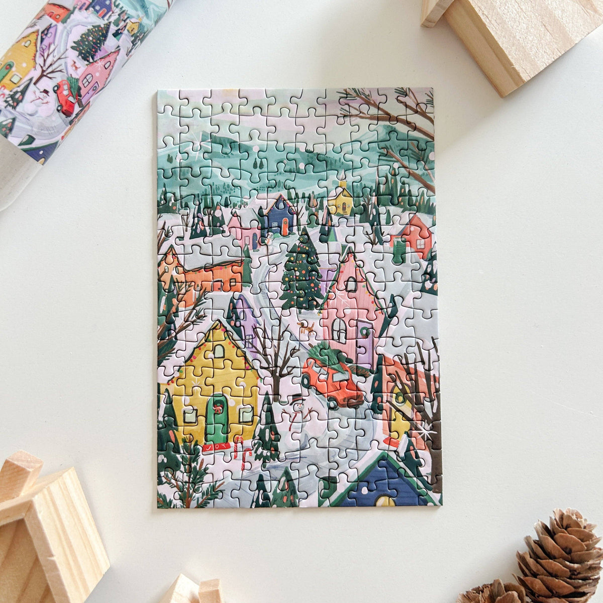 Snowy and Bright | 150 Pc Mini Puzzle