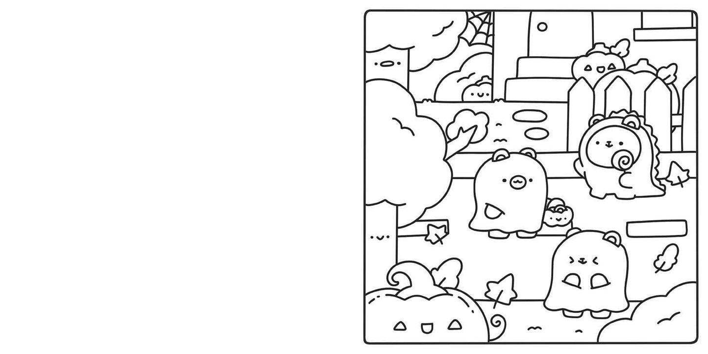 Spooky Cute & Cozy Coloring