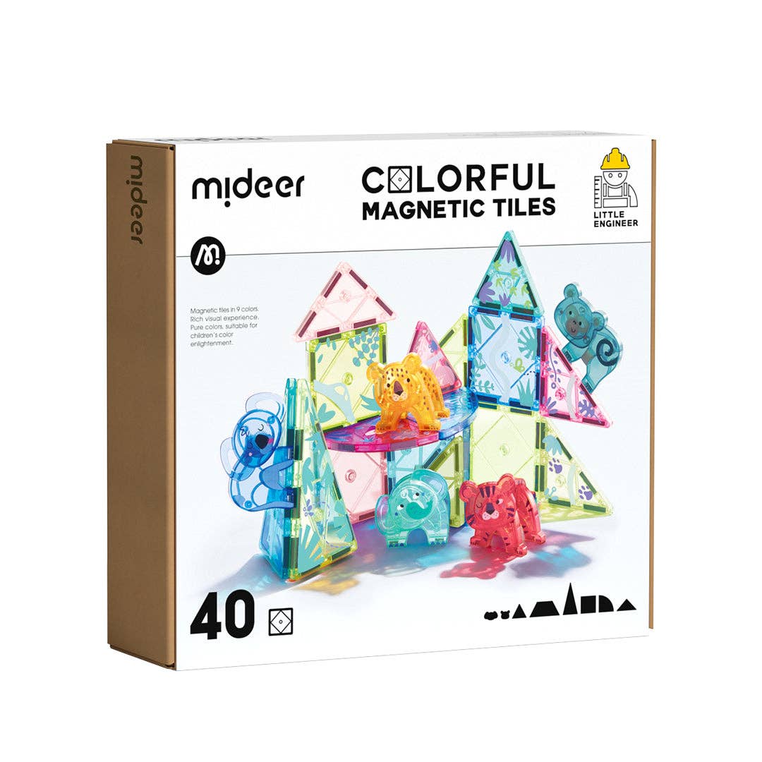 Colorful Magnetic Tiles: Wonderful Forest