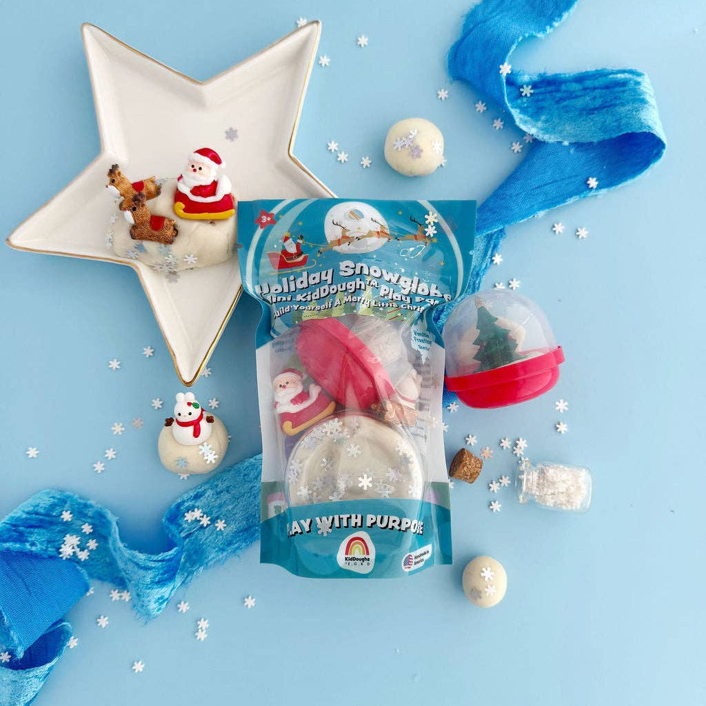 Holiday Snowglobe Mini KidDough Play Pack