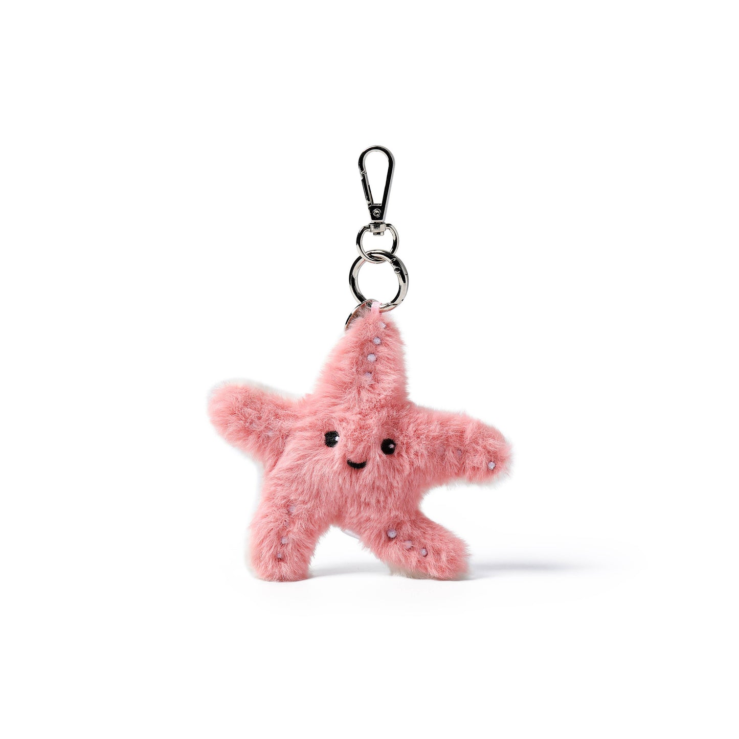 McHugs Peach Starfish Plush Bag Charm