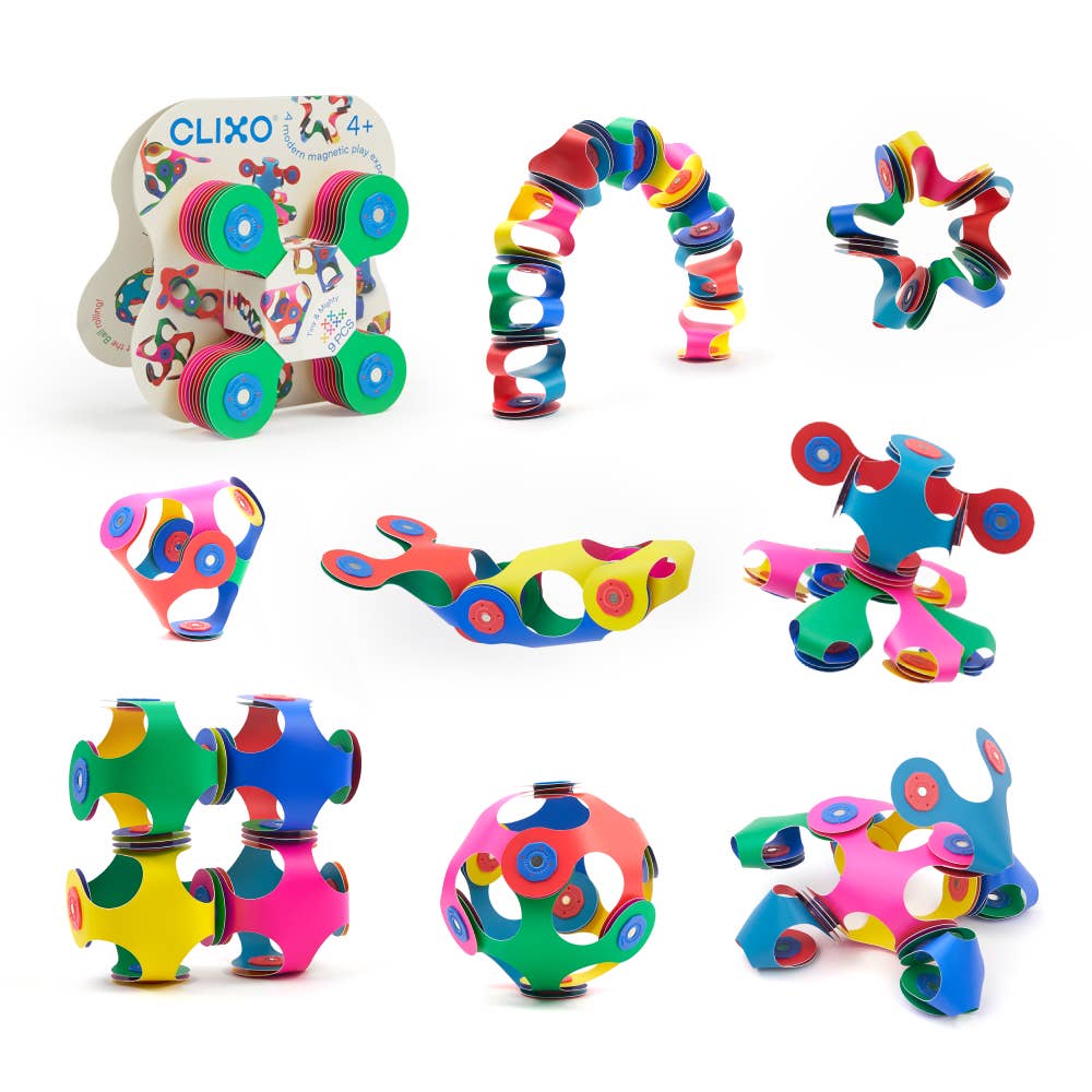 Colorful Rainbow Stem Toy by Clixo 