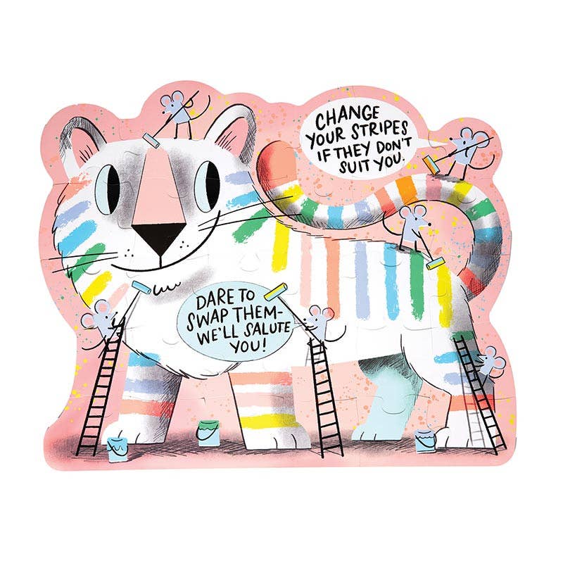 Go Get Em' Tiger Double Sided Puzzle