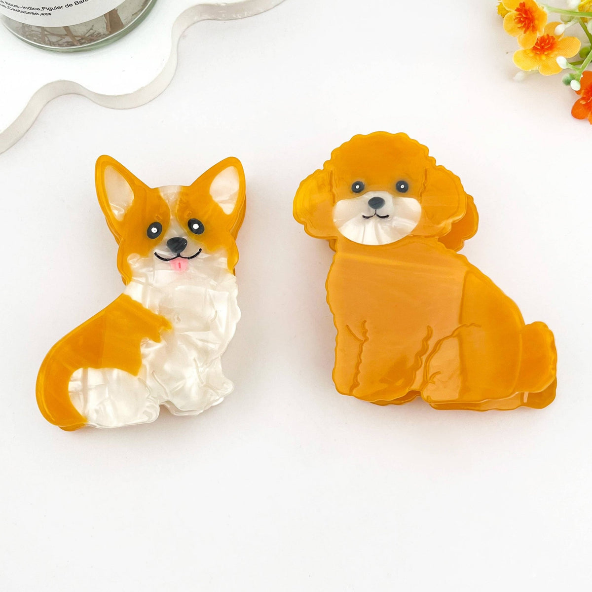 Adorable Pups Hair Clips - vibeboxshop