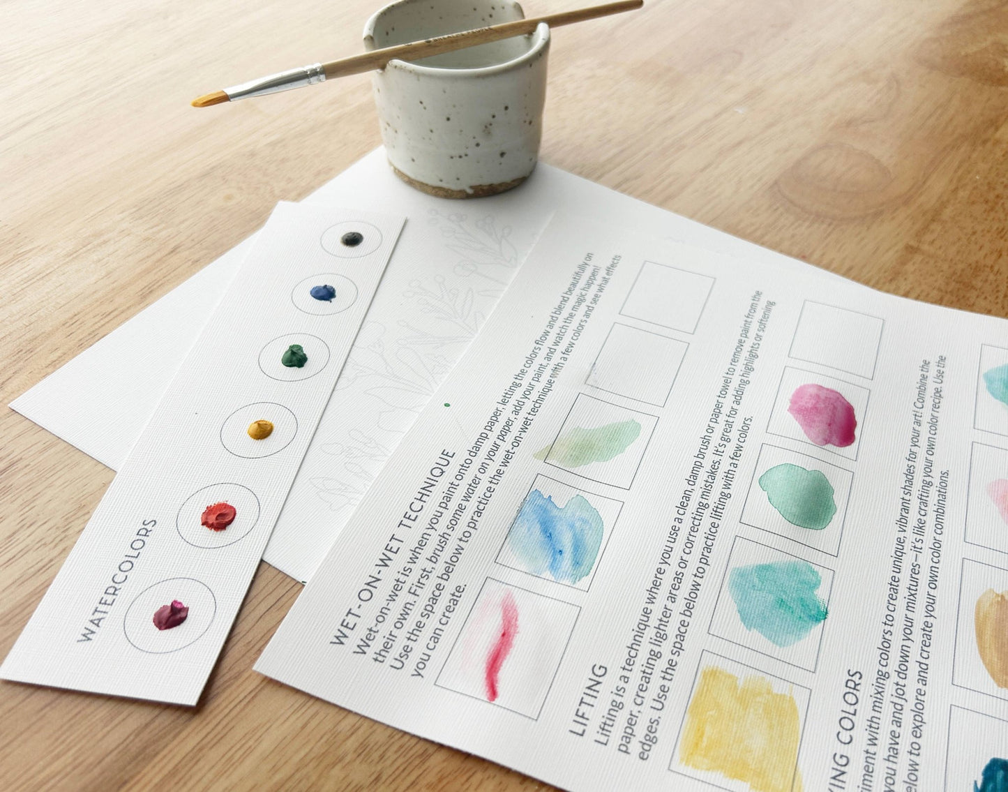 All - In - One Beginner Watercolor Kit - Butterflies - vibeboxshop
