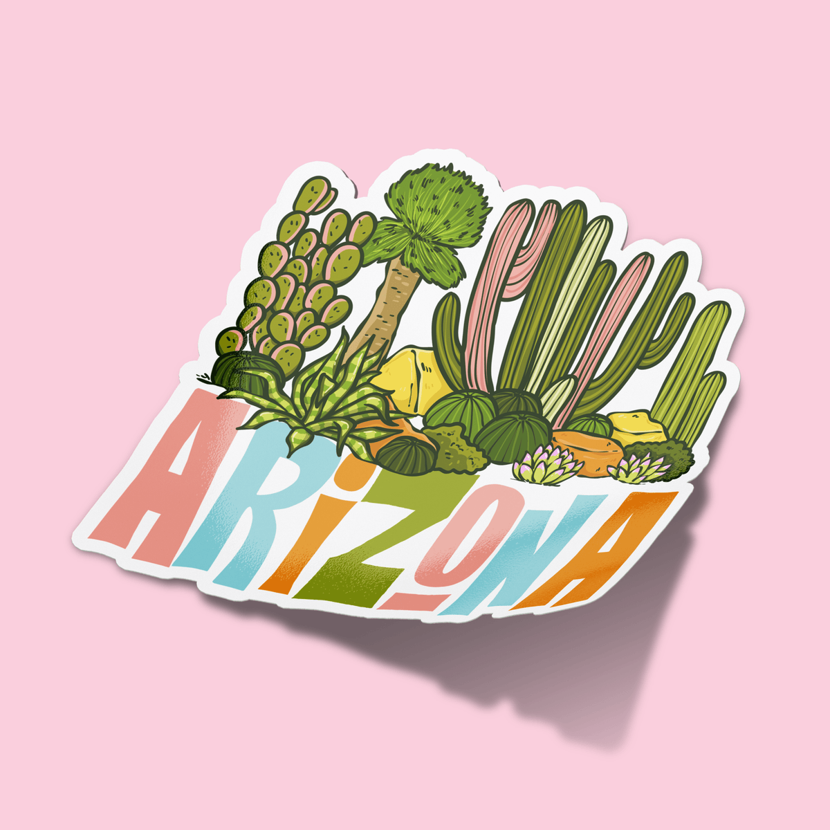 Arizona 10 Vinyl Waterproof Stickers - vibeboxshop