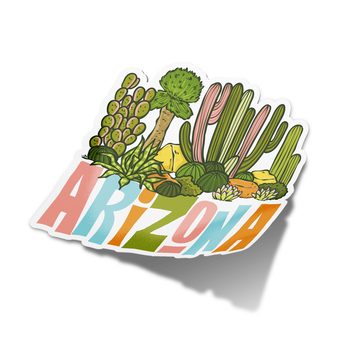 Arizona 10 Vinyl Waterproof Stickers - vibeboxshop