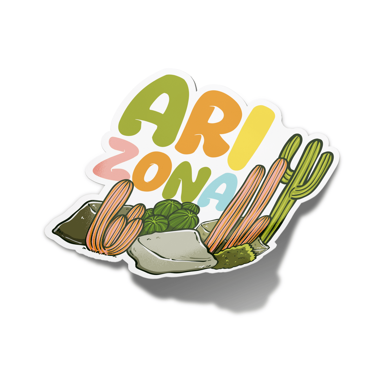 Arizona 5 Vinyl Waterproof Stickers - vibeboxshop