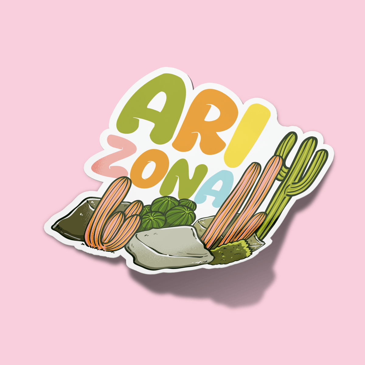 Arizona 5 Vinyl Waterproof Stickers - vibeboxshop