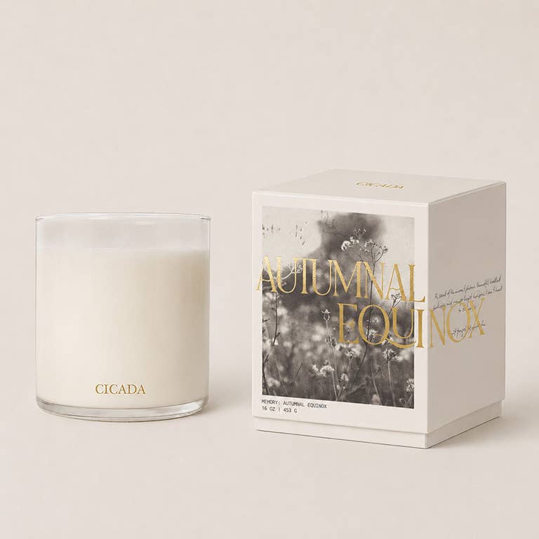 Autumnal Equinox Large Candle - vibeboxshop