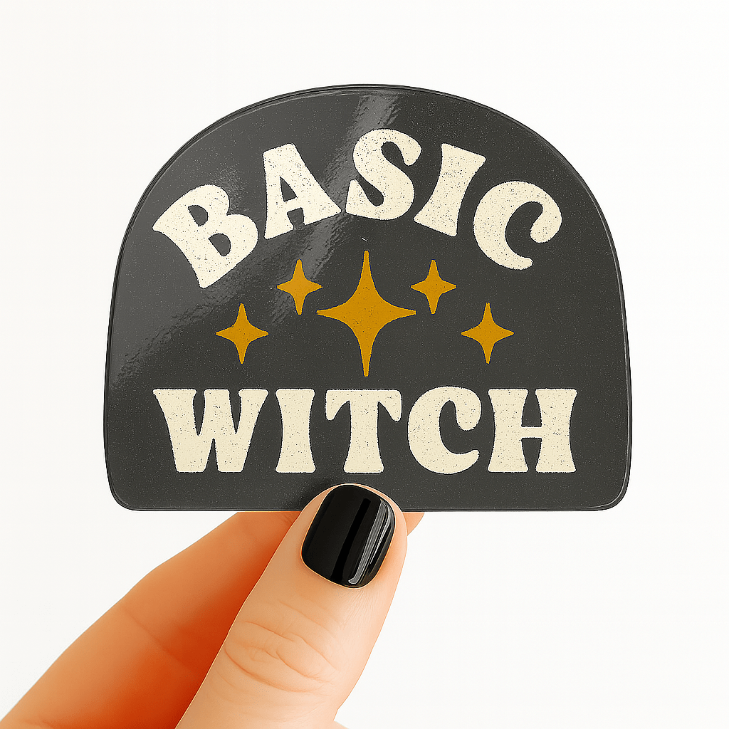 Basic Witch Sticker - vibeboxshop