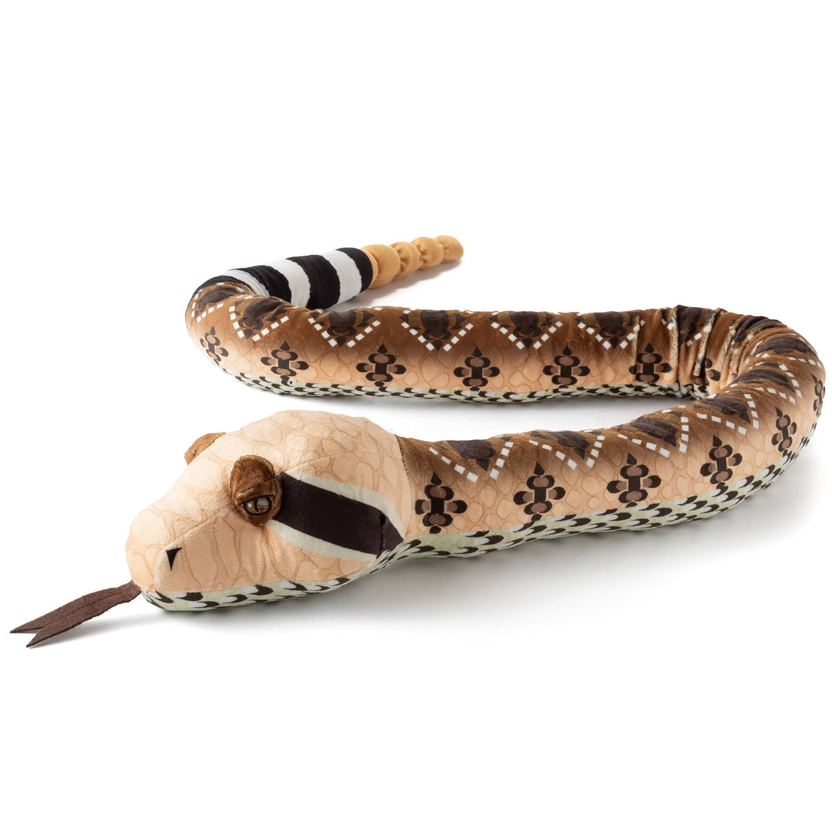 Earth Keeperz Western Diamondback Snake 54" (137cm) Recycled Plush