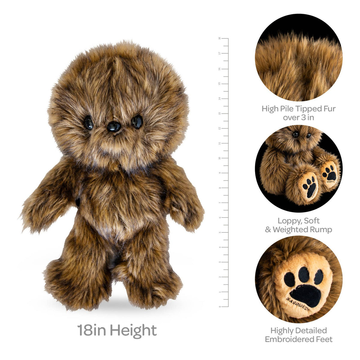 Biggy Bigfoot Plush - vibeboxshop