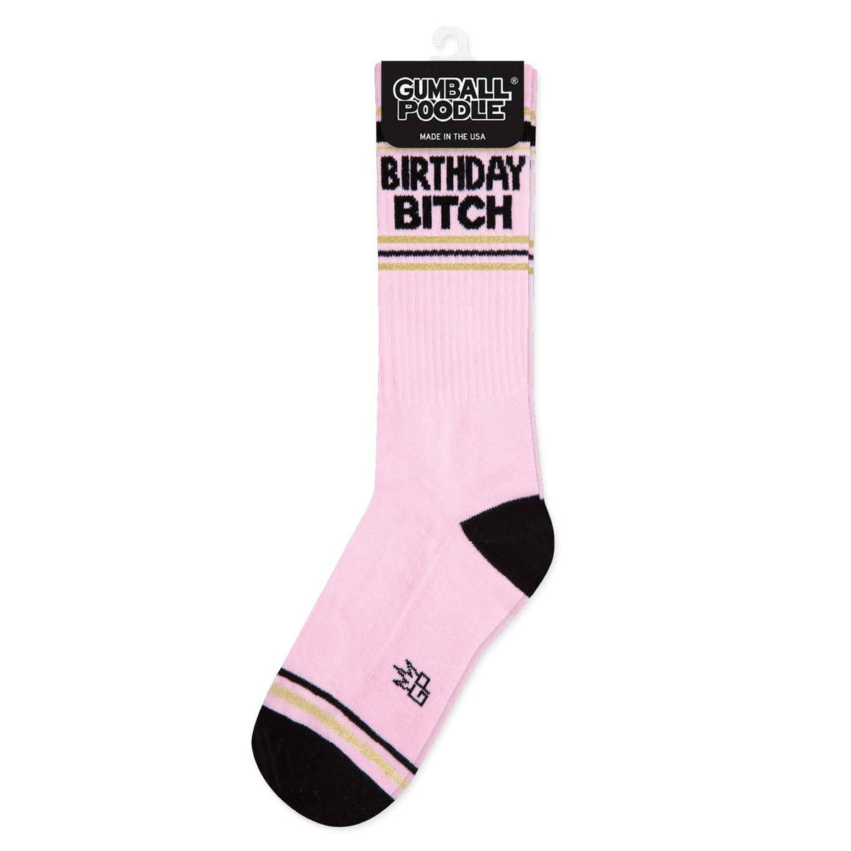 Birthday Bitch Gym Crew Socks - vibeboxshop