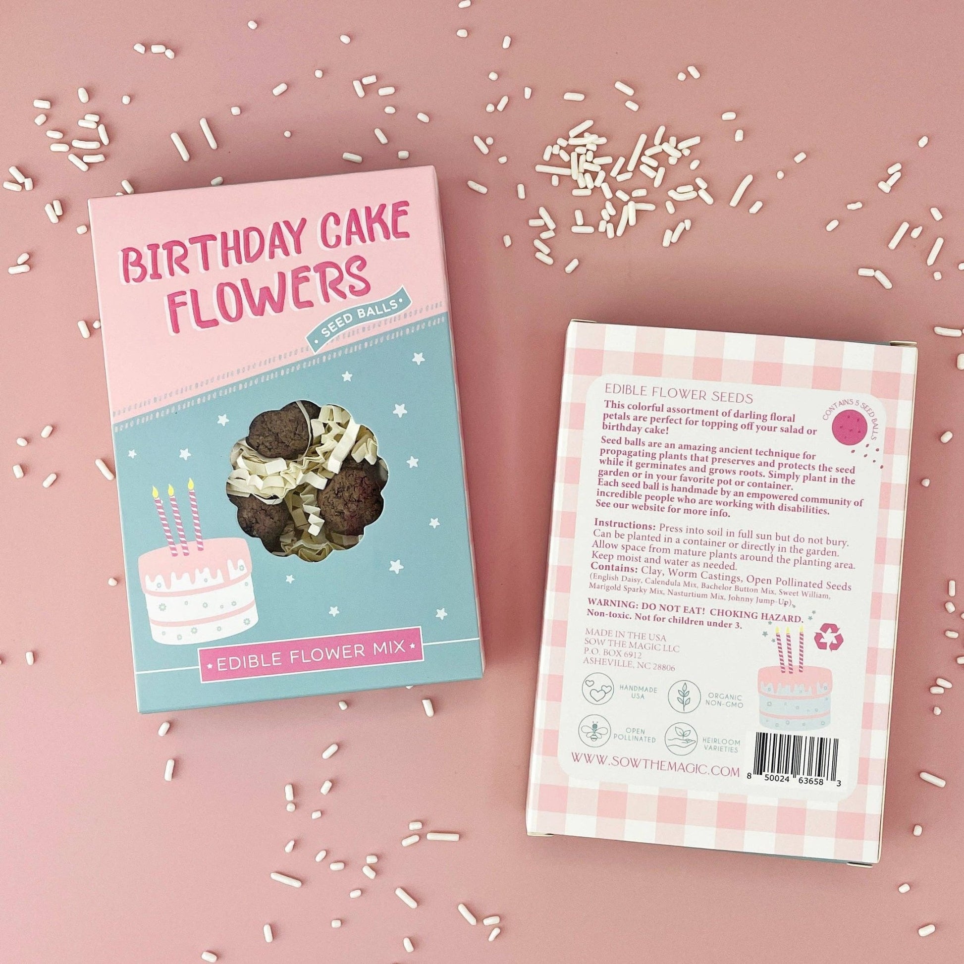 Birthday Cake Seed Ball Gift Box - vibeboxshop