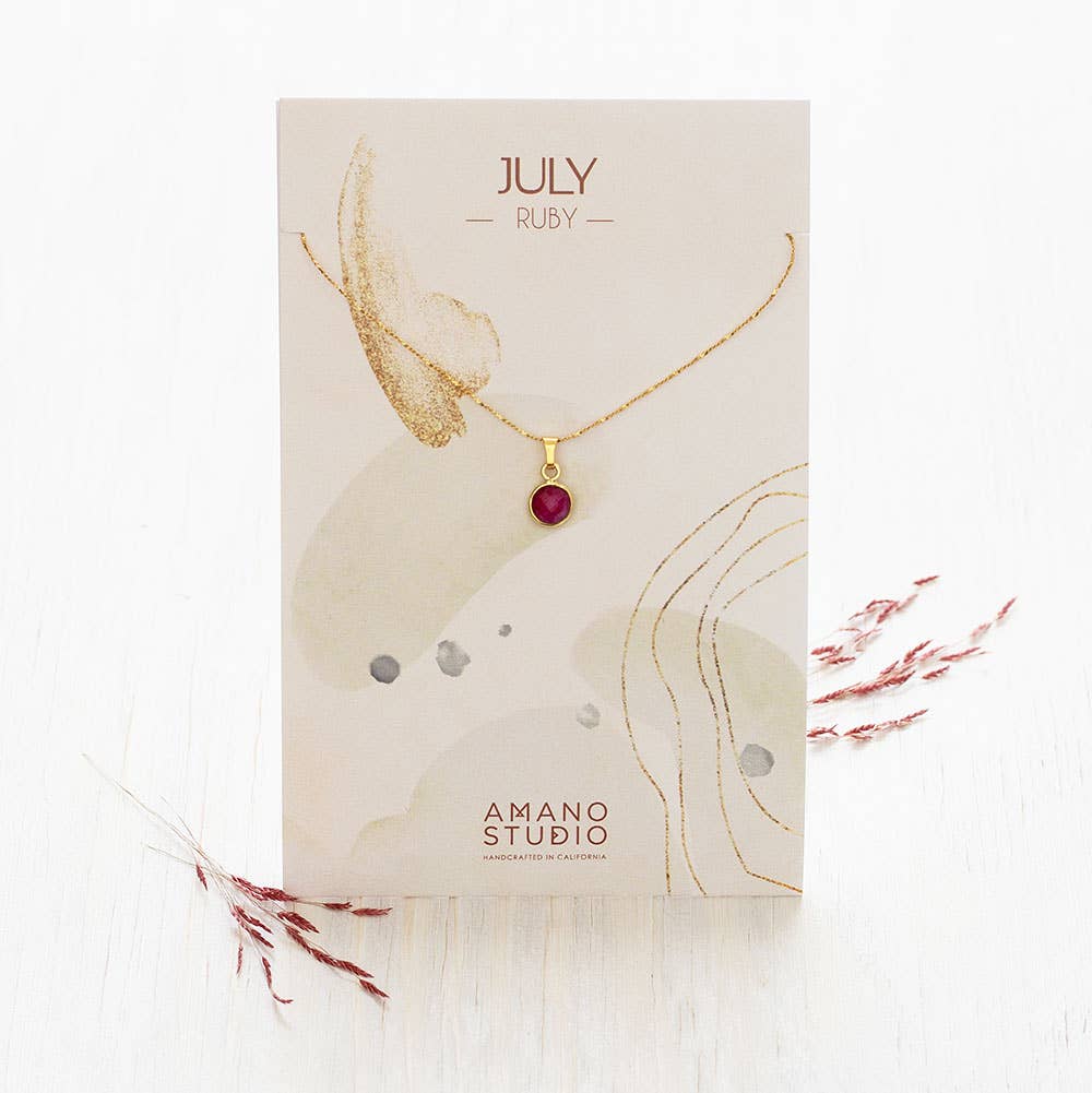 Birthstone Necklaces - vibeboxshop