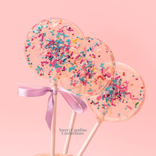 Blackberry Confetti Sprinkles Lollipop - vibeboxshop