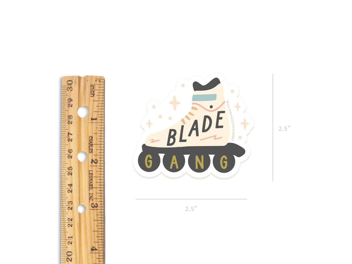Blade Gang Rollerblades Sticker - vibeboxshop