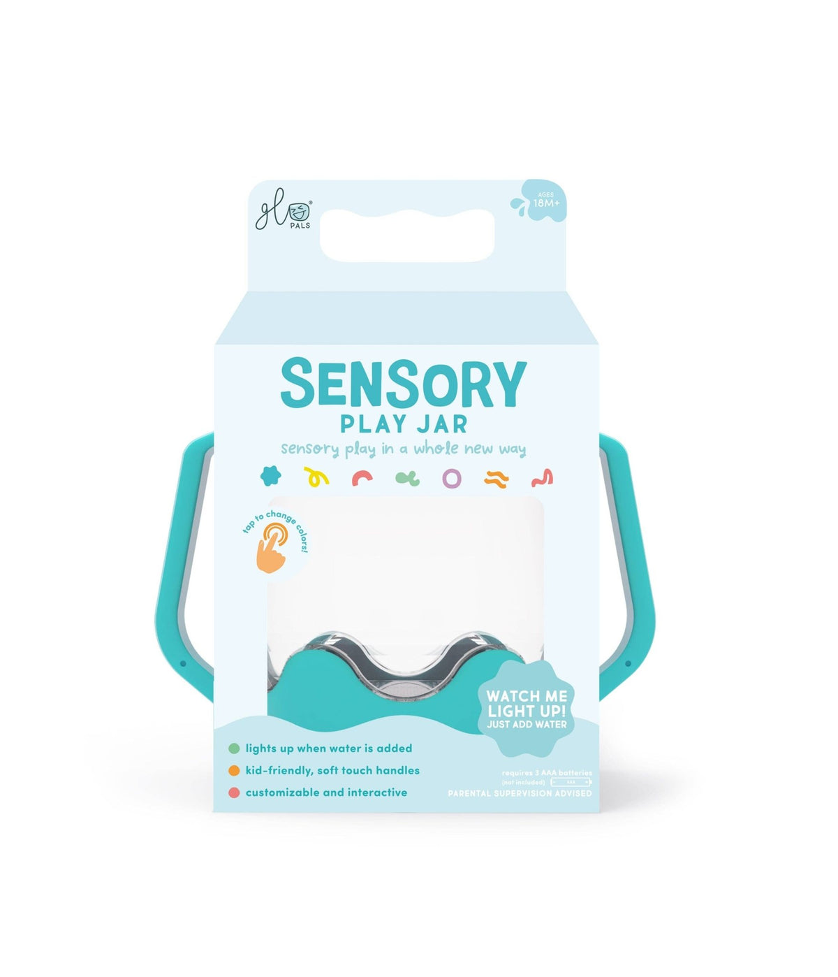 Blue Sensory Play Jar  - vibeboxshop