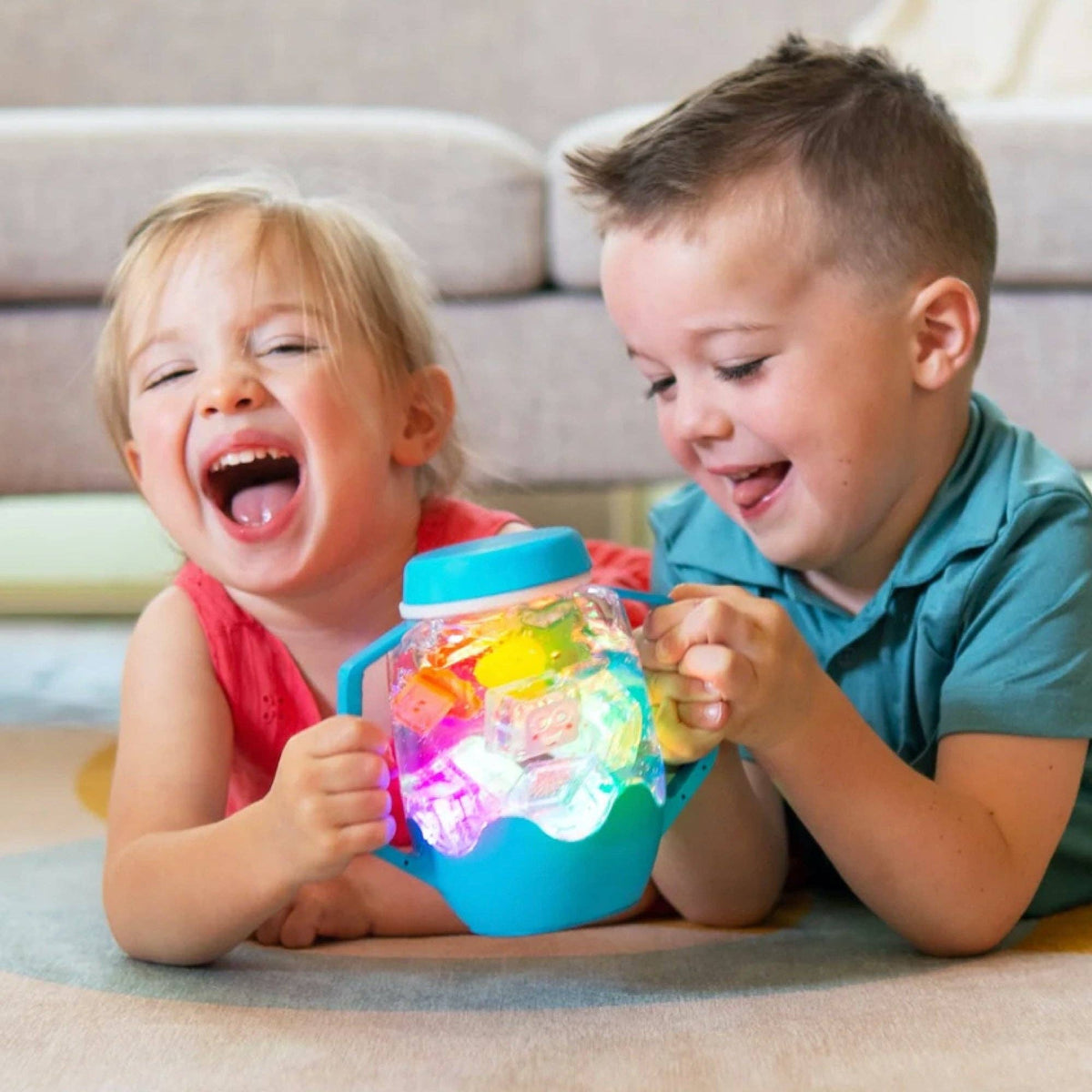 Blue Sensory Play Jar  - vibeboxshop