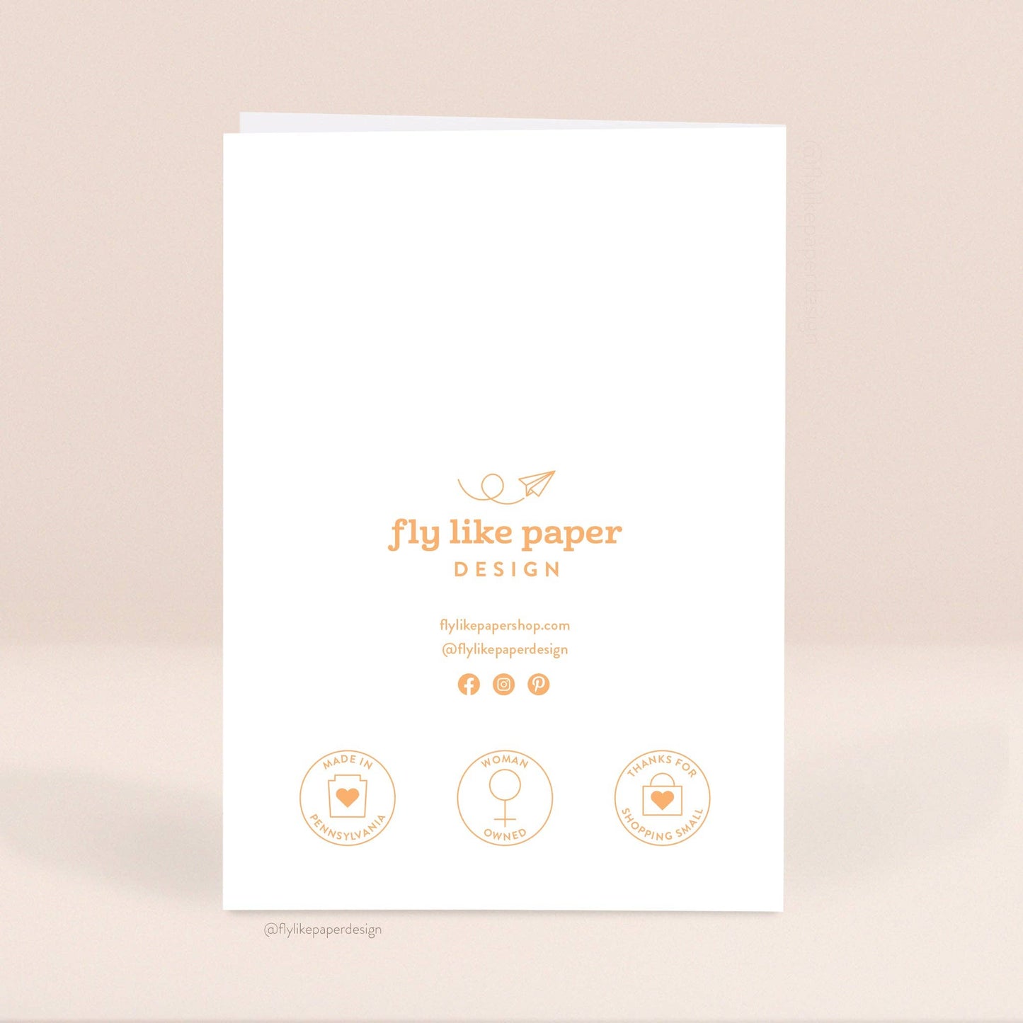 Blush Engagement Card - vibeboxshop