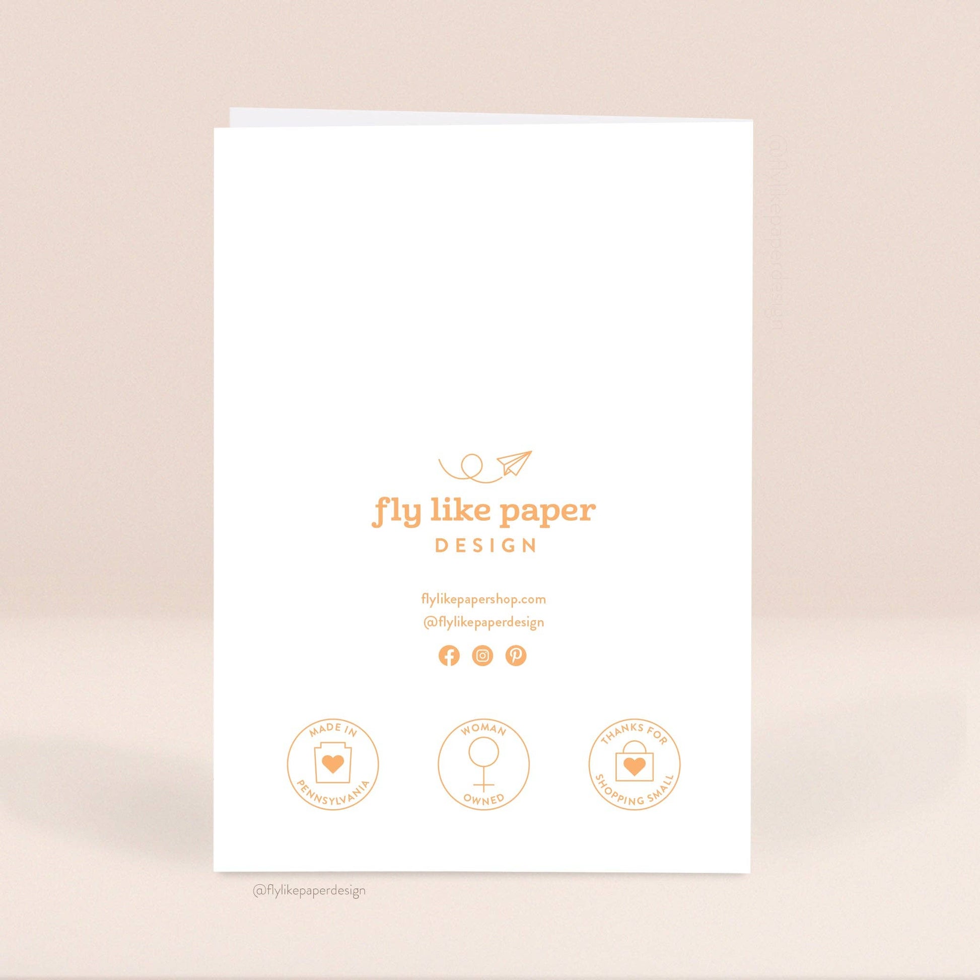 Blush Engagement Card - vibeboxshop