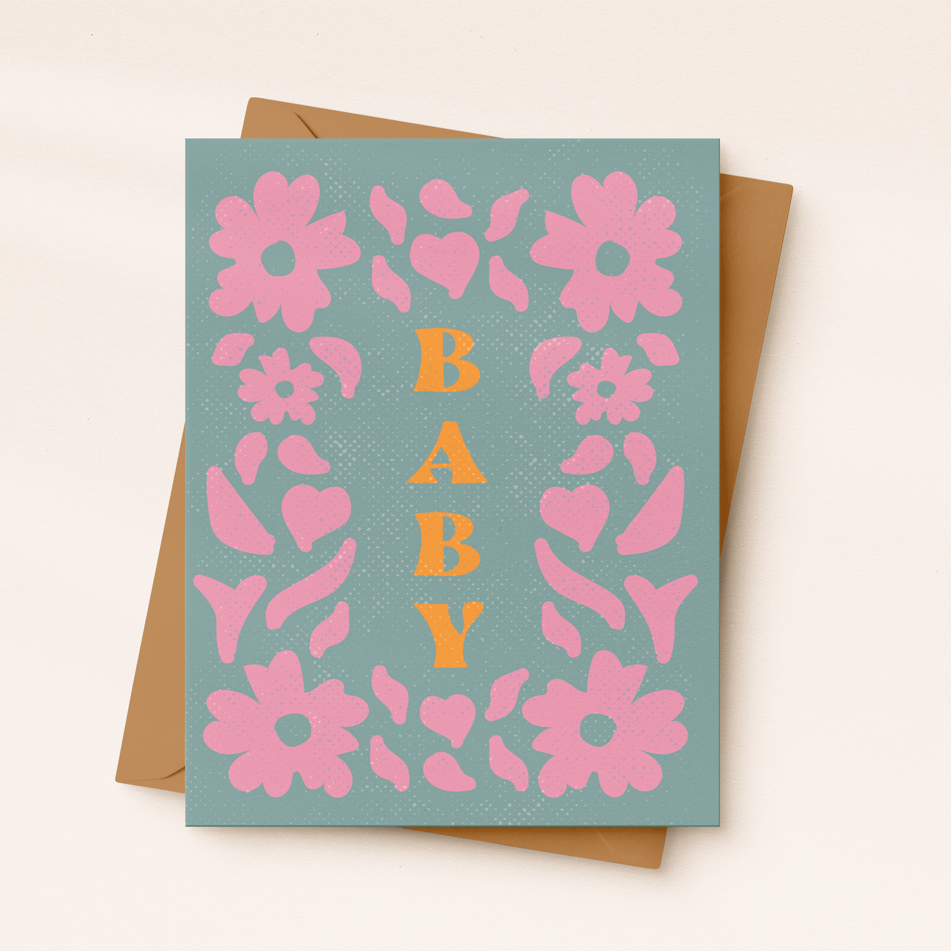 Boho Baby Greeting Card - vibeboxshop