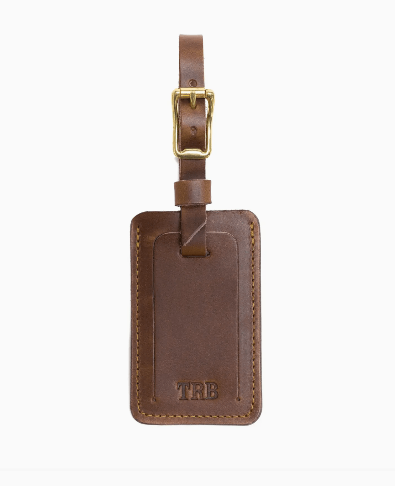 Branded Leather Luggage Tag - vibeboxshop