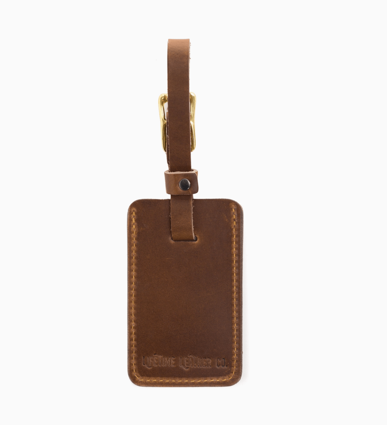 Branded Leather Luggage Tag - vibeboxshop