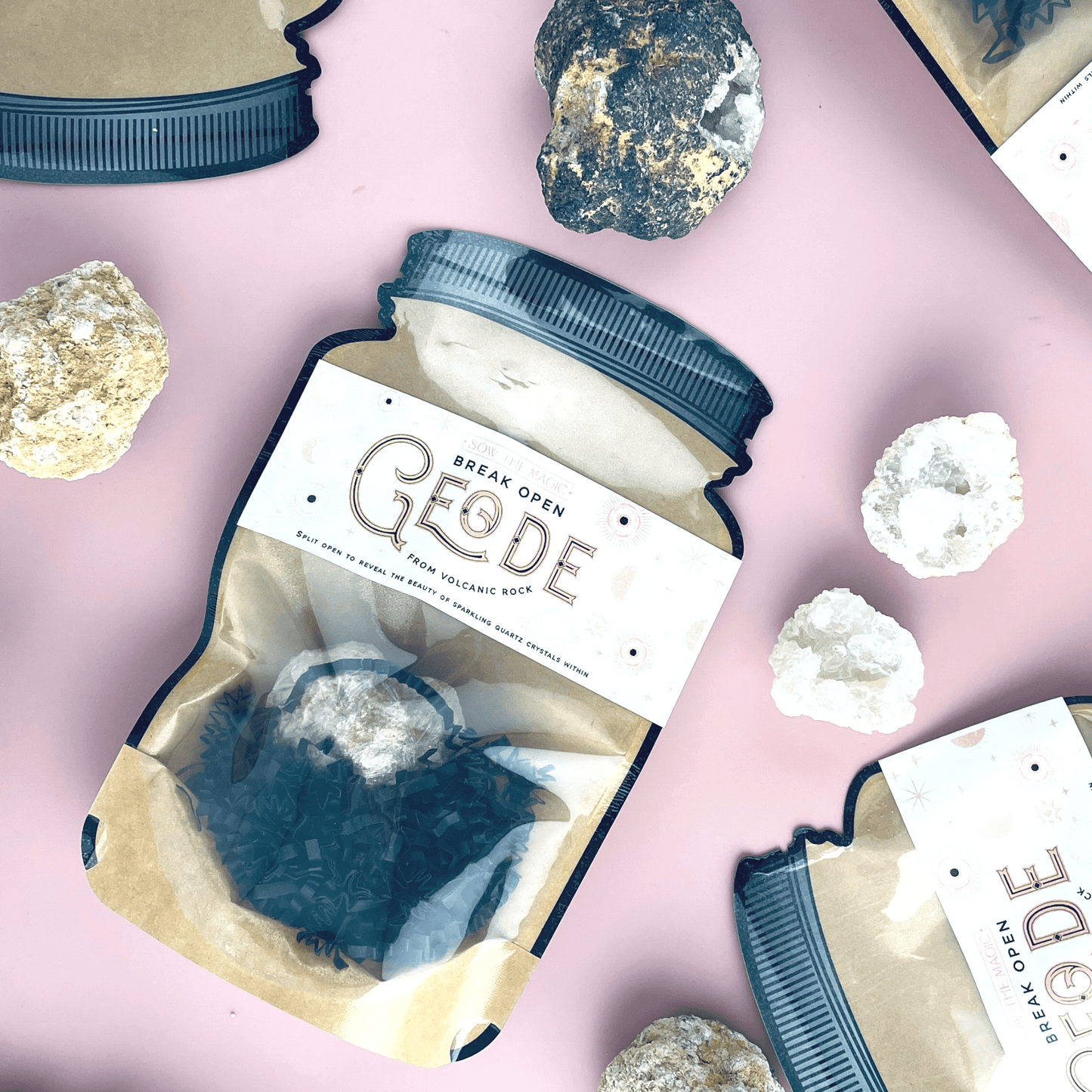 Break Open Geode Rock - vibeboxshop