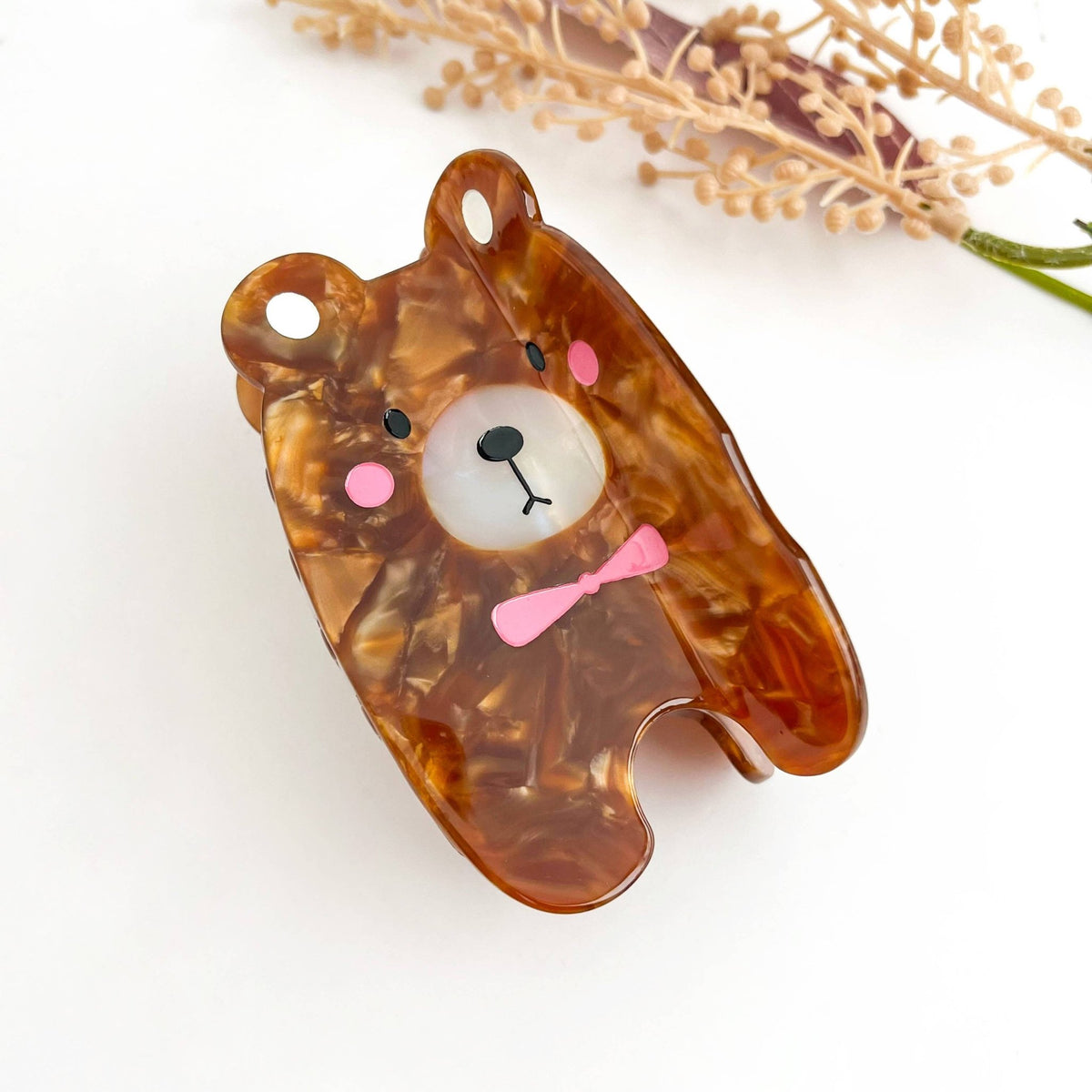 Brown Bear Claw Clip - vibeboxshop