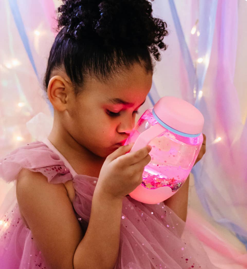 Bubblegum Pink Sensory Play Jar  - vibeboxshop