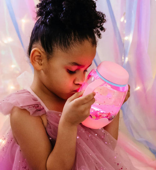 Bubblegum Pink Sensory Play Jar  - vibeboxshop